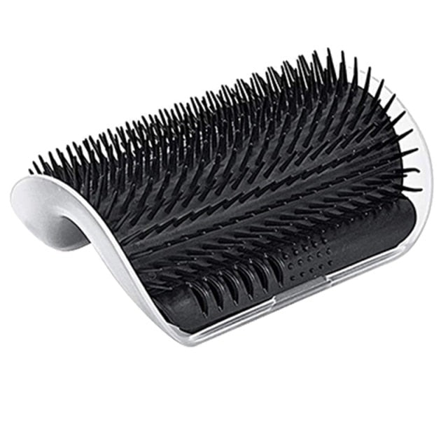 Corner-Mounted Pet Grooming Comb for Cats